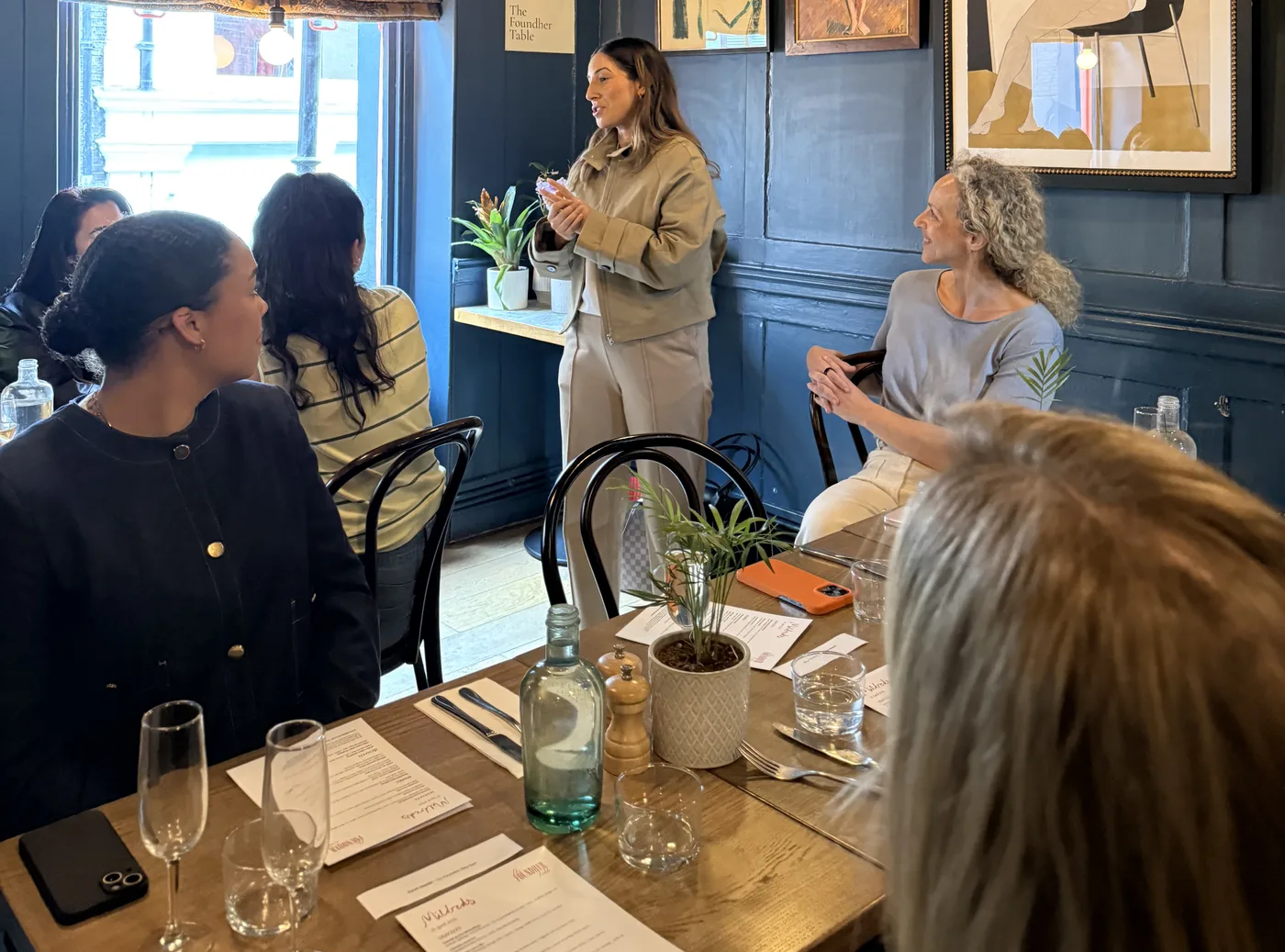 Founders in conversation at The Foundher Table